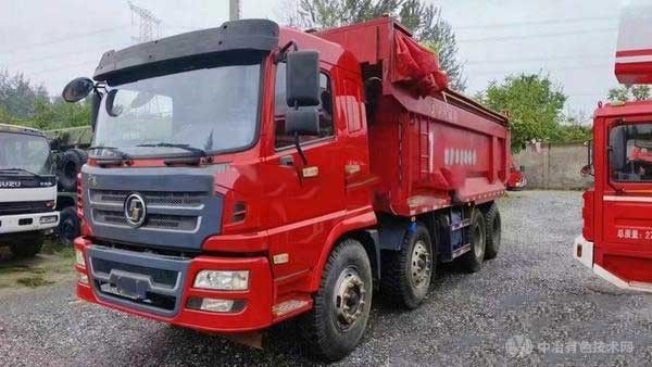 出售2020年陜汽前四后八翻斗庫存新車,三千多公里