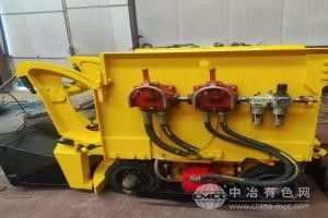 前裝后卸遙控氣動裝巖機